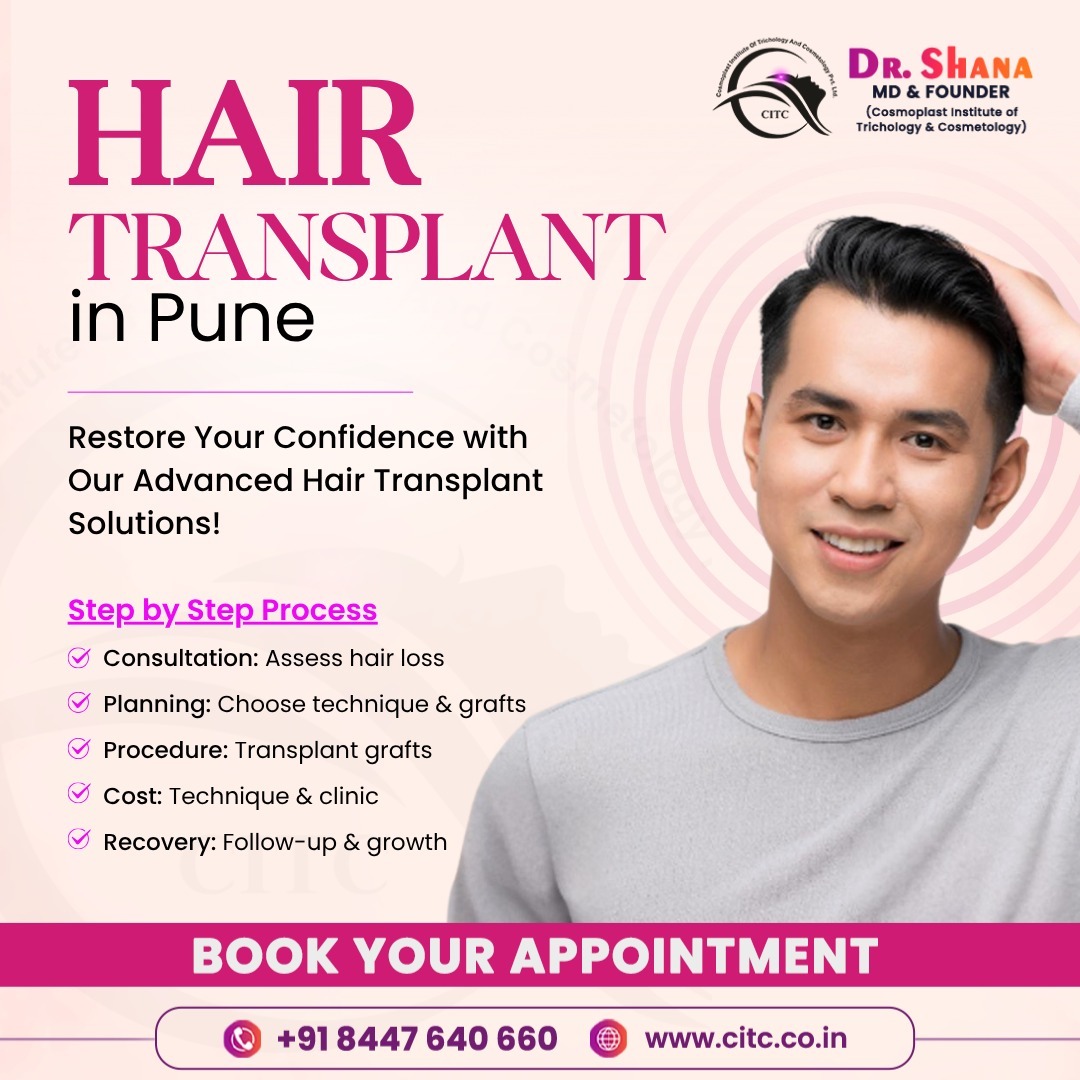 Hair Transplant in Pune | Step-by-Step Process, Cost & Recovery Guide  